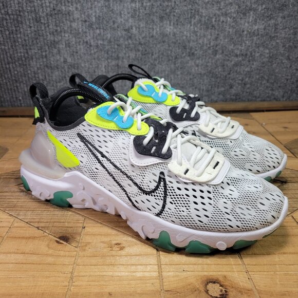 Nike React Vision Men's 10.5 White Running Sneakers Shoes Athletic CT2927-100 - Picture 1 of 12